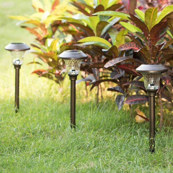 Automatic Solar Powered Pack of 8 LED Lights