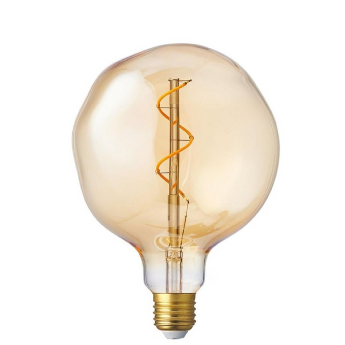 Designer 125mm Amber LED Bulb