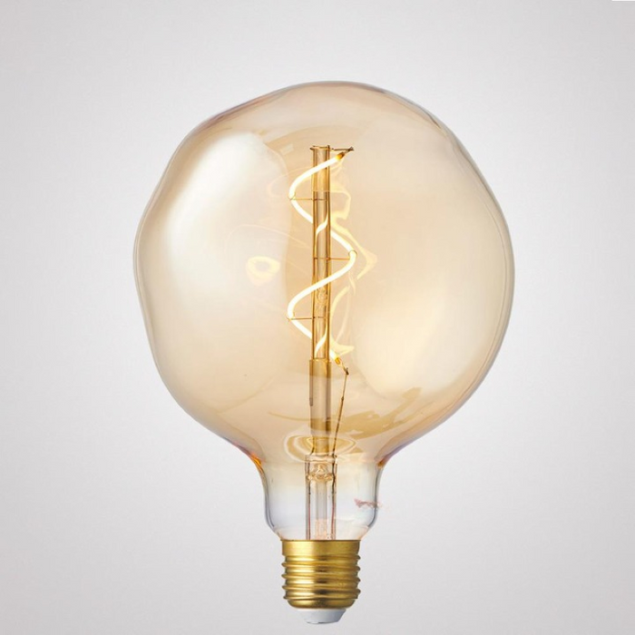 Designer 125mm Amber LED Bulb