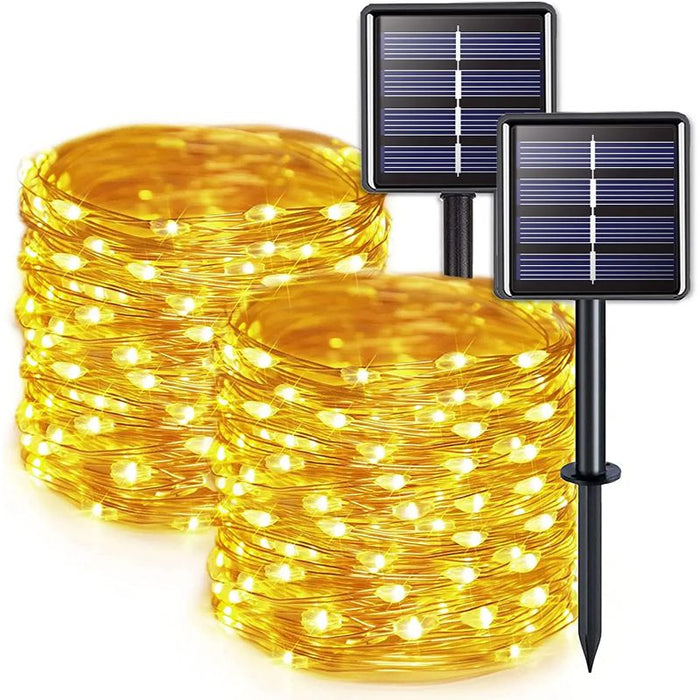 100 LED Solar Fairy String Lights