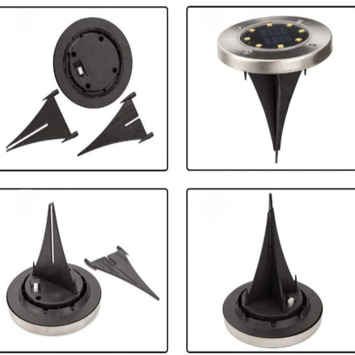 LED Solar Powered Disk Lights