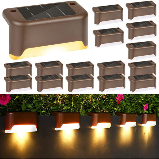 16 Pack Solar Deck Lights
