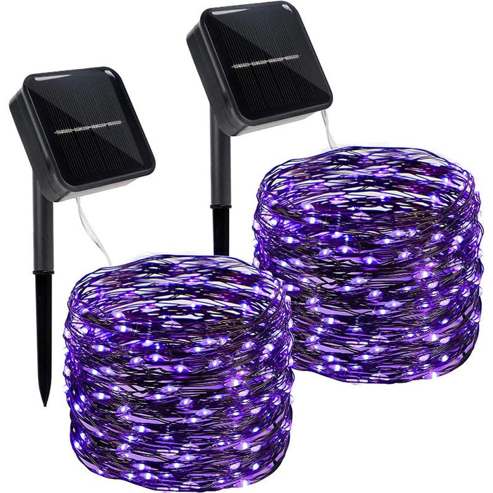 2 Pack Outdoor Decorative Fairy LED Lights