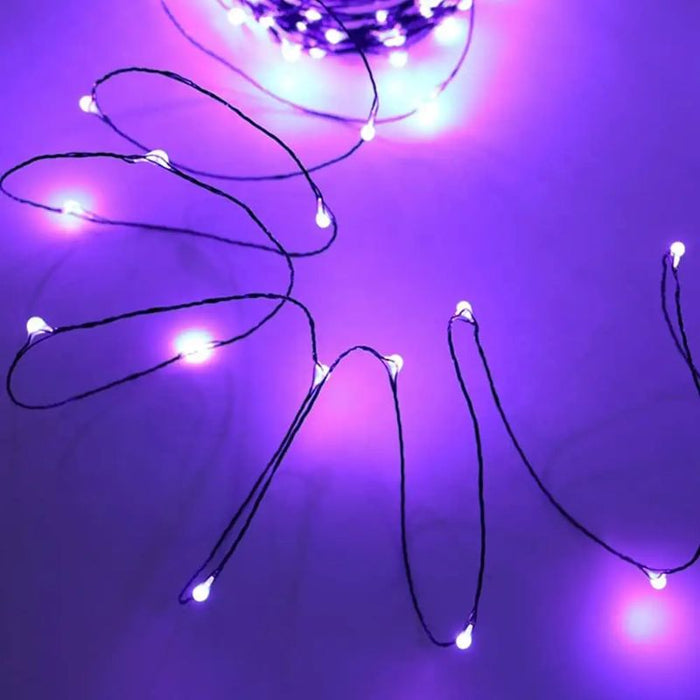 2 Pack Outdoor Decorative Fairy LED Lights