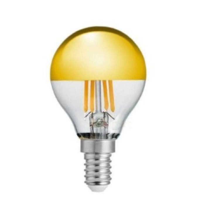 4W Fancy Round Gold Crown Dimmable LED Bulb (E14)