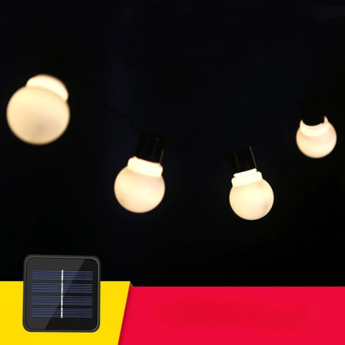LED Solar Bulb String Lights For Decoration