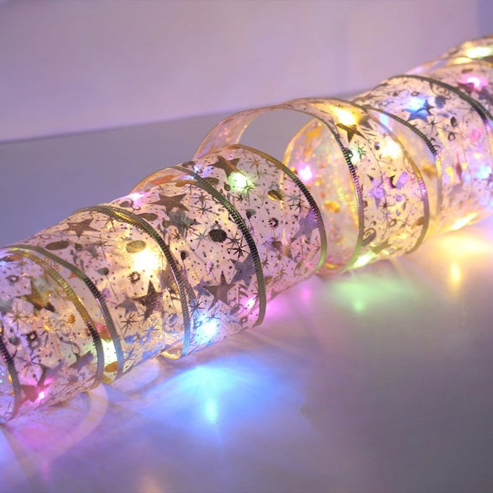 Christmas Ribbon Fairy String Light
