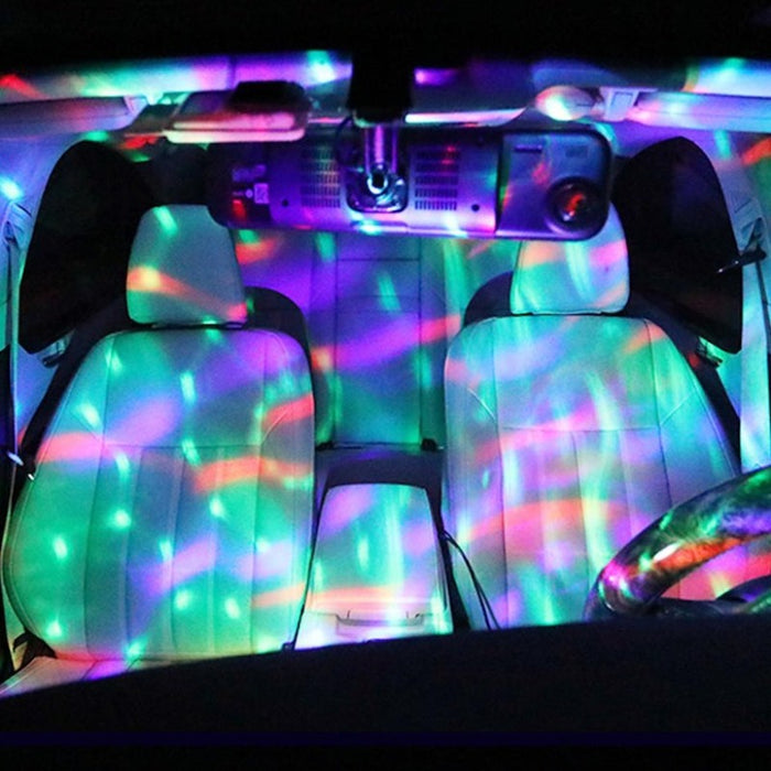 USB Car Interior Colorful Ambient Light
