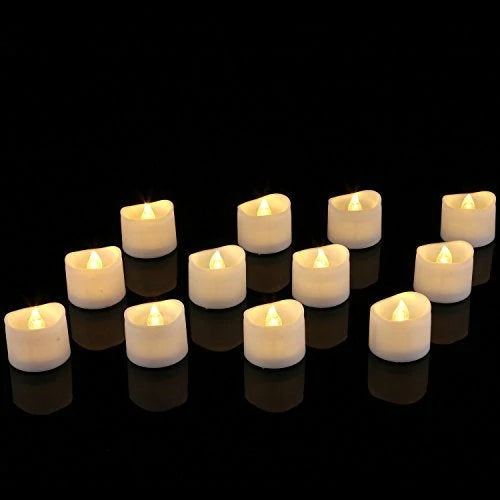 Flameless LED Tea Light, Pack of 12