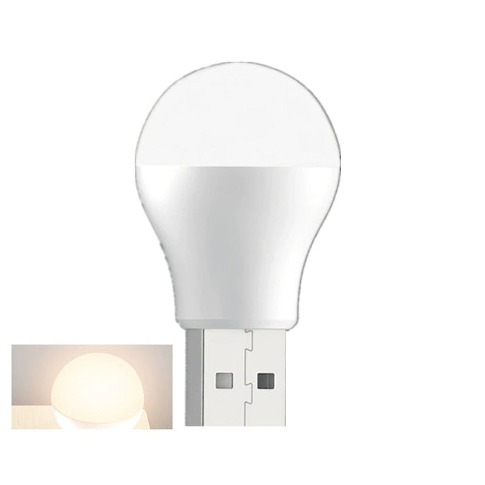 USB Plug Powered LED Bulb Light