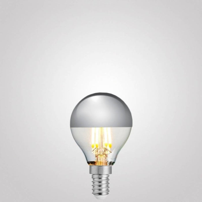 4W Fancy Round Silver Crown Dimmable LED Bulb (E14)