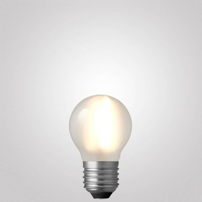 4W Fancy Round Dimmable LED Bulb (E27) Frosted in Warm White