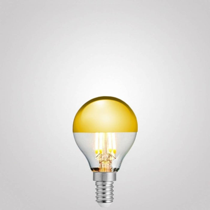 4W Fancy Round Gold Crown Dimmable LED Bulb (E14)