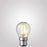 4W Fancy Round Dimmable LED Bulb (B22) Clear in Warm White