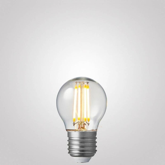 4W Fancy Round Dimmable LED Bulb (E27) Clear in Warm White