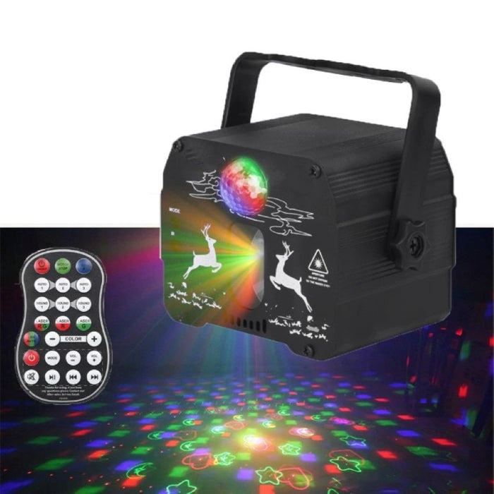 DJ Disco Laser Light Projector USB Rechargeable