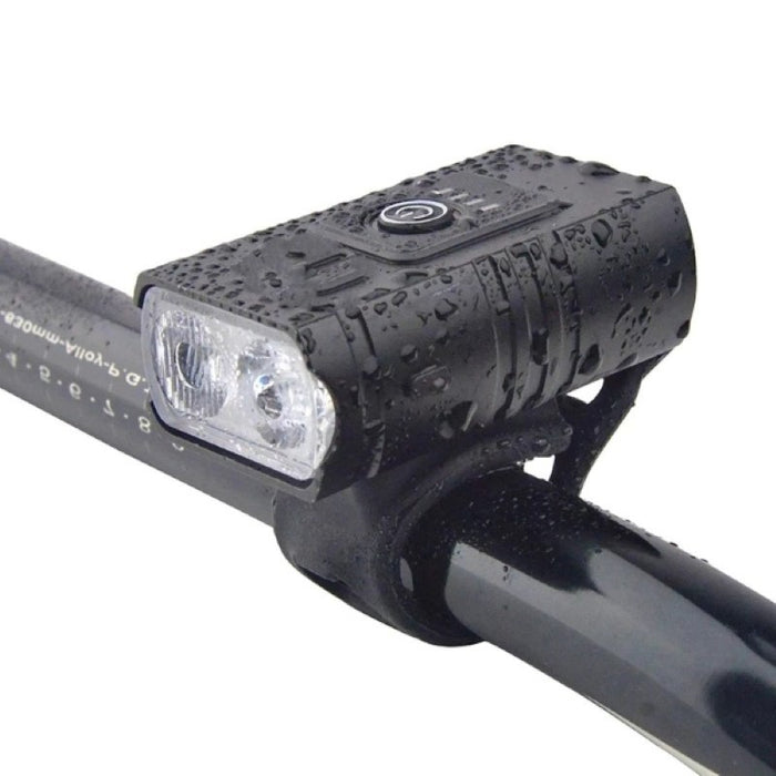 Bicycle Flashlight LED USB Rechargeable Torch