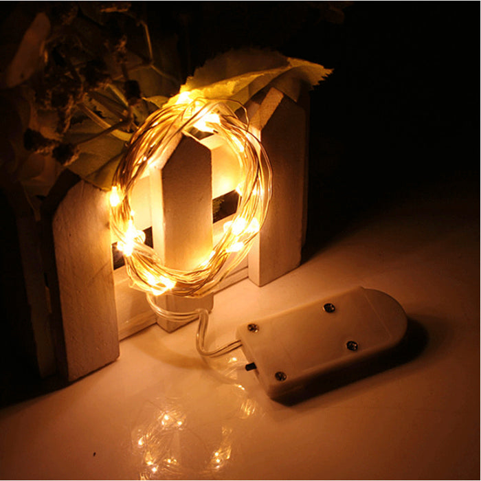 The Button Battery LED String Lights
