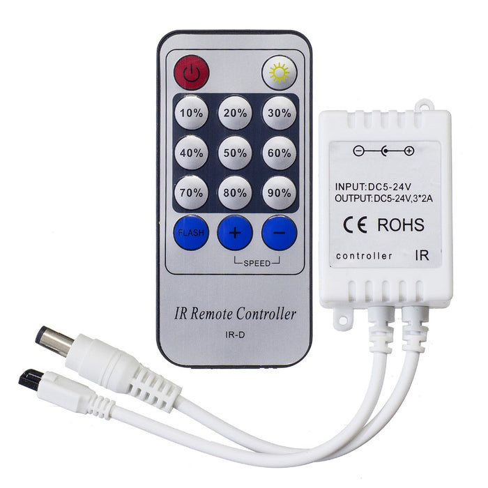 The 14 Key IR LED Remote Controller